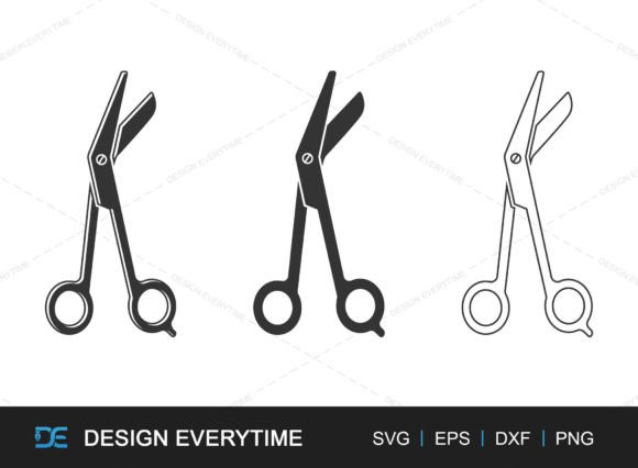 Medical Scissor SVG, Medical Tools Graphics