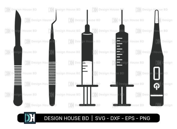 Medical Tools Svg, Silhouette, Png, Eps