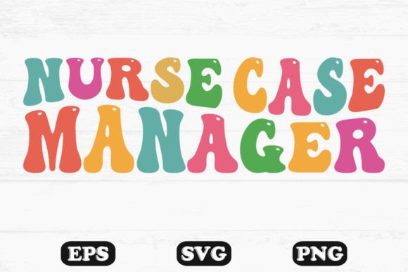 Nurse Case Manager Retro Wavy Svg File 2