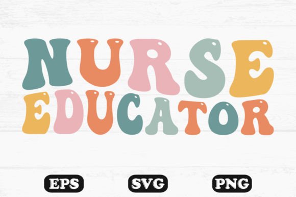 Nurse Educator Wavy Svg Cut File
