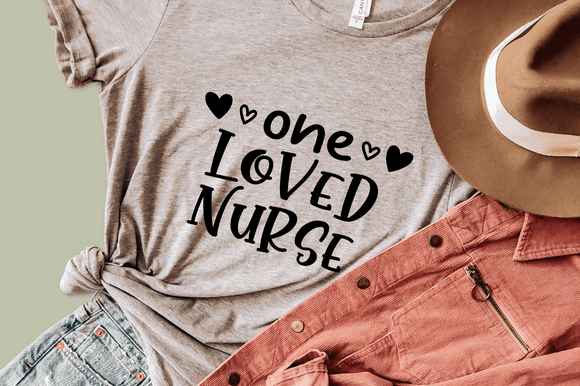 Nurse Graduation Svg, One Loved Nurse