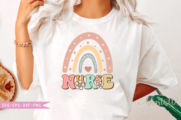 Nurse Retro SVG: A Graphic Design Asset for Crafts and Creative Publishing
