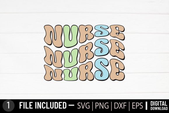 Nurse Retro SVG for Crafts and Graphics