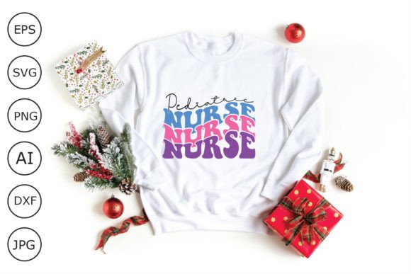 Pediatric Nurse Retro Design: Graphics and Crafts with Nostalgic Charm