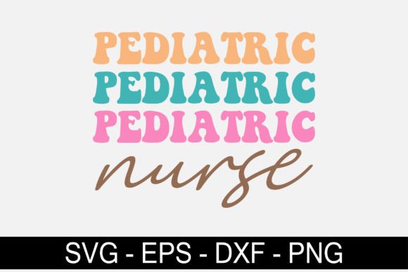 Pediatric Nurse Retro Svg Design: Graphics and Crafts