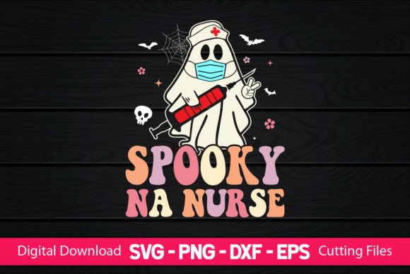 Spooky NA Nurse Graphics for Crafts Projects
